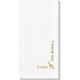 Corner Text with Treble Clef Design Deville Guest Towels Image 1 of 2